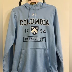 Columbia University Blue athletic hoodie
